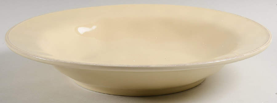 Cucina Almond Cream 14" Round Vegetable Bowl by Rachael Ray-1