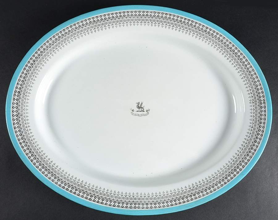 B817 17" Oval Serving Platter by Royal Worcester-1