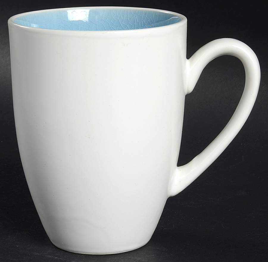 Crackle Glass Cornflower Blue Mug by Roscher & Co-1