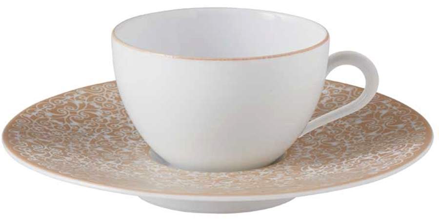 Jardin d'Hiver Mocha Cup & Saucer Set by Raynaud-1