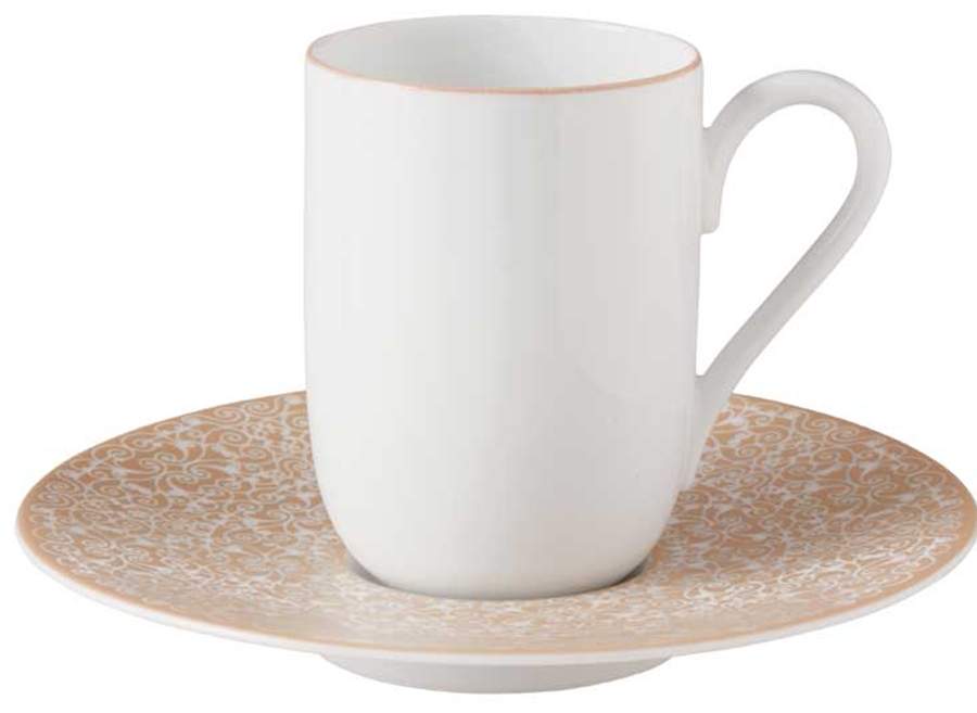 Jardin d'Hiver Espresso Cup and Saucer Set by Raynaud-1