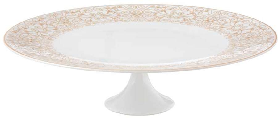 Jardin d'Hiver 10" Diameter Pedestal Cake Stand by Raynaud-1