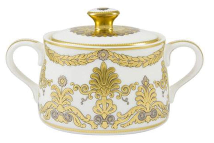 Pearl Palace Sugar Bowl & Lid by Royal Crown Derby-1