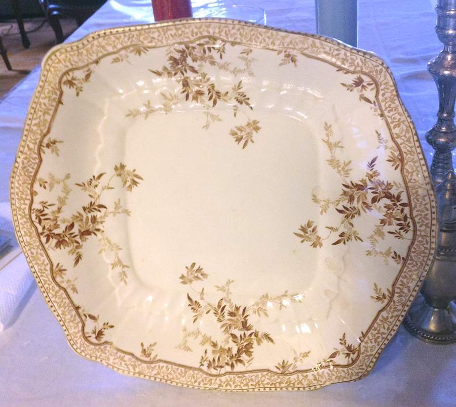 Eaton Square Cake Plate by Ridgway (Ridgways)-1