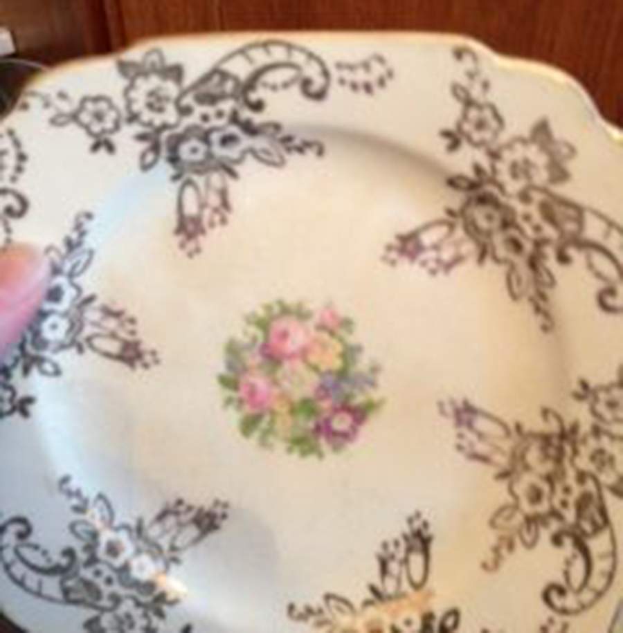 RYL387 Square Salad Plate by Royal (USA)-1