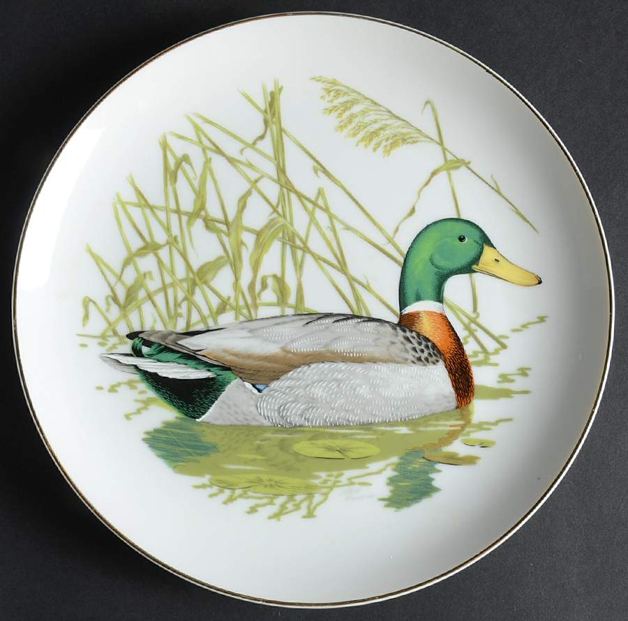 Waterfowl Salad Plate by Rubel&Co-1