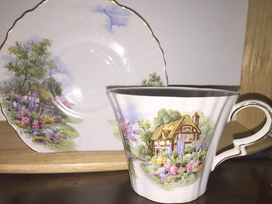1543 Flat Cup & Saucer Set by Royal Standard-1