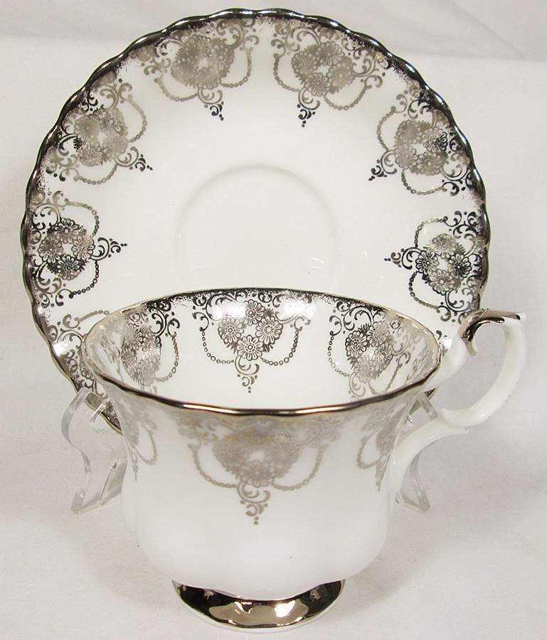 ROA296 Footed Cup & Saucer Set by Royal Albert-1