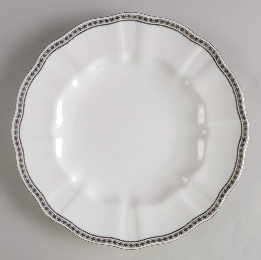Carlton Platinum Dinner Plate by Royal Crown Derby-1