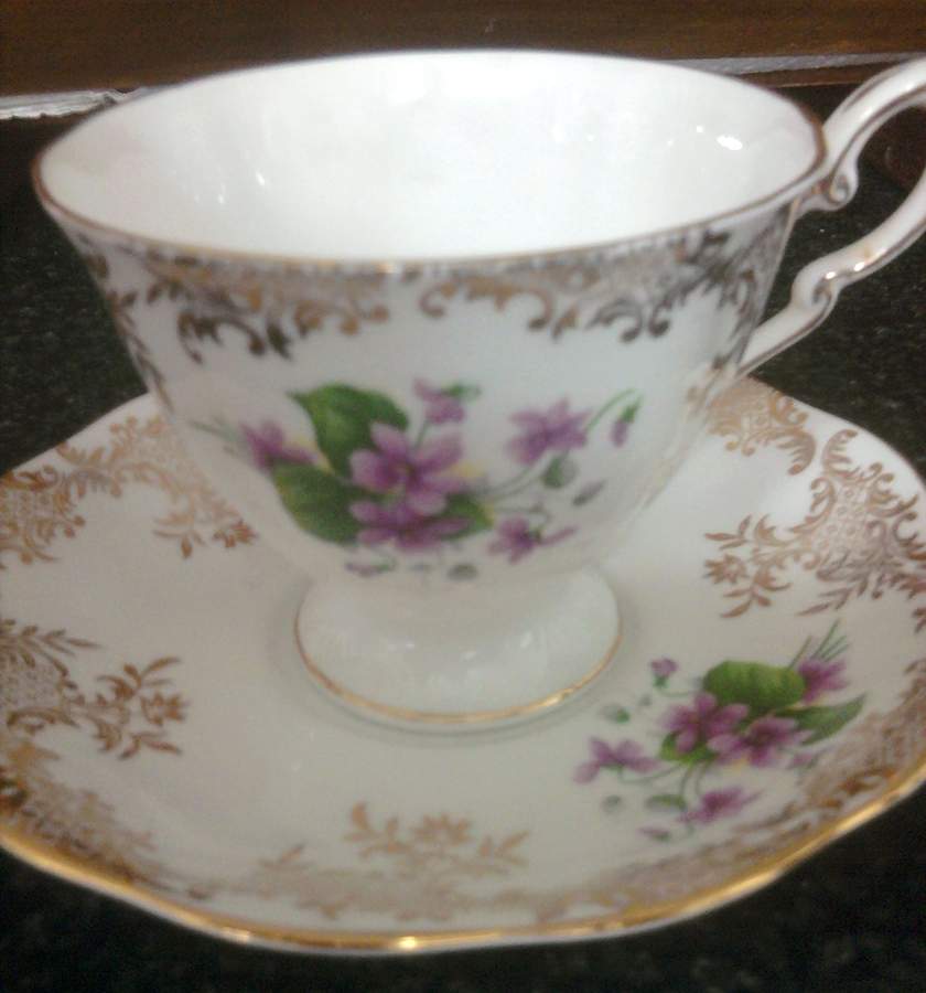 2778 Footed Cup & Saucer Set by Royal Standard-1