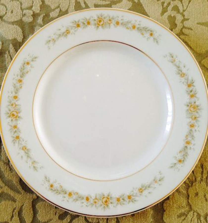 Golden Rose Dinner Plate by Royal M-Mita-1