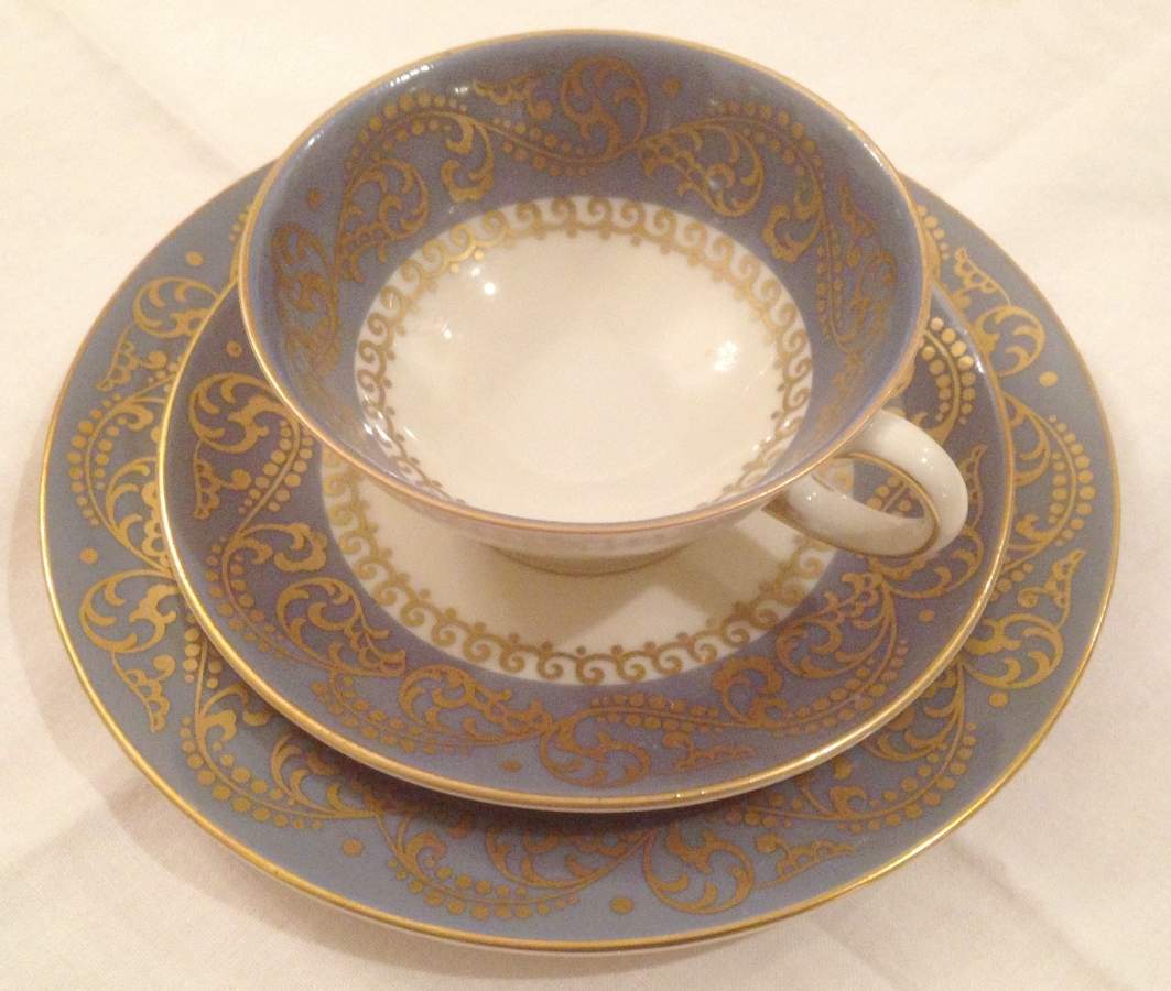 ROT333 Footed Cup & Saucer Set by Royal Tettau-1