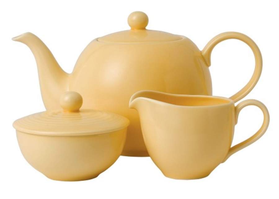 Maze Buttermilk Teapot & Lid by Royal Doulton-1