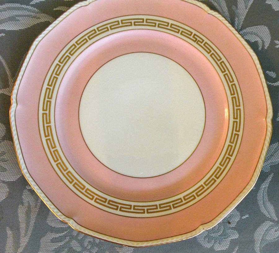 ROT42 Pink Dinner Plate by Royal Tettau-1