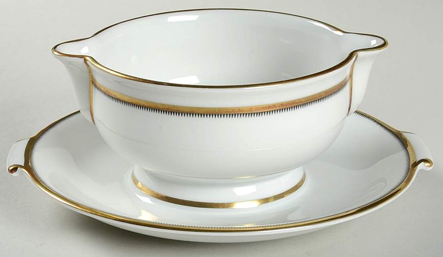 1631 Gravy Boat with Attached Underplate by Rosenthal - Continental-1