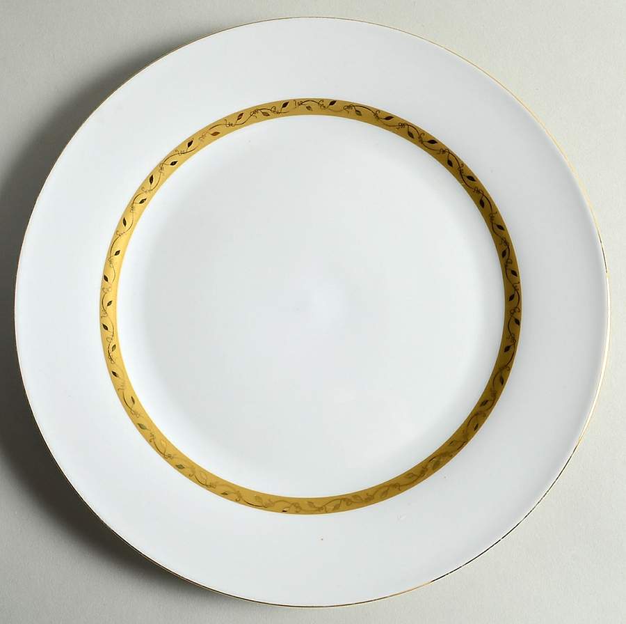 Vineyard Gold Dinner Plate by Retroneu-1