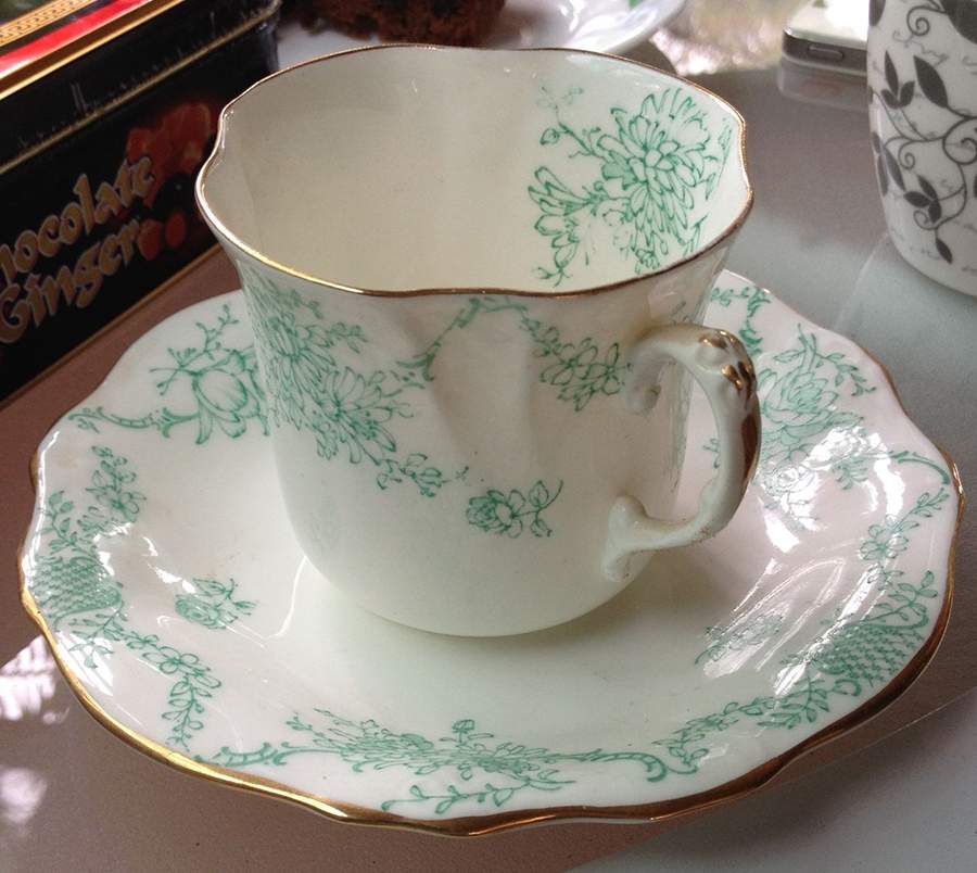 1675 Flat Cup & Saucer Set by Samuel Radford-1