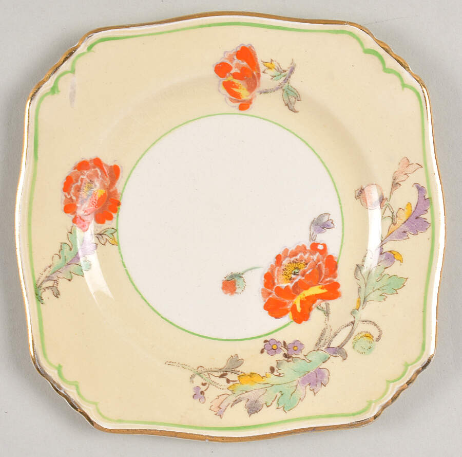 RWI1086 Square Bread & Butter Plate by Royal Winton-1