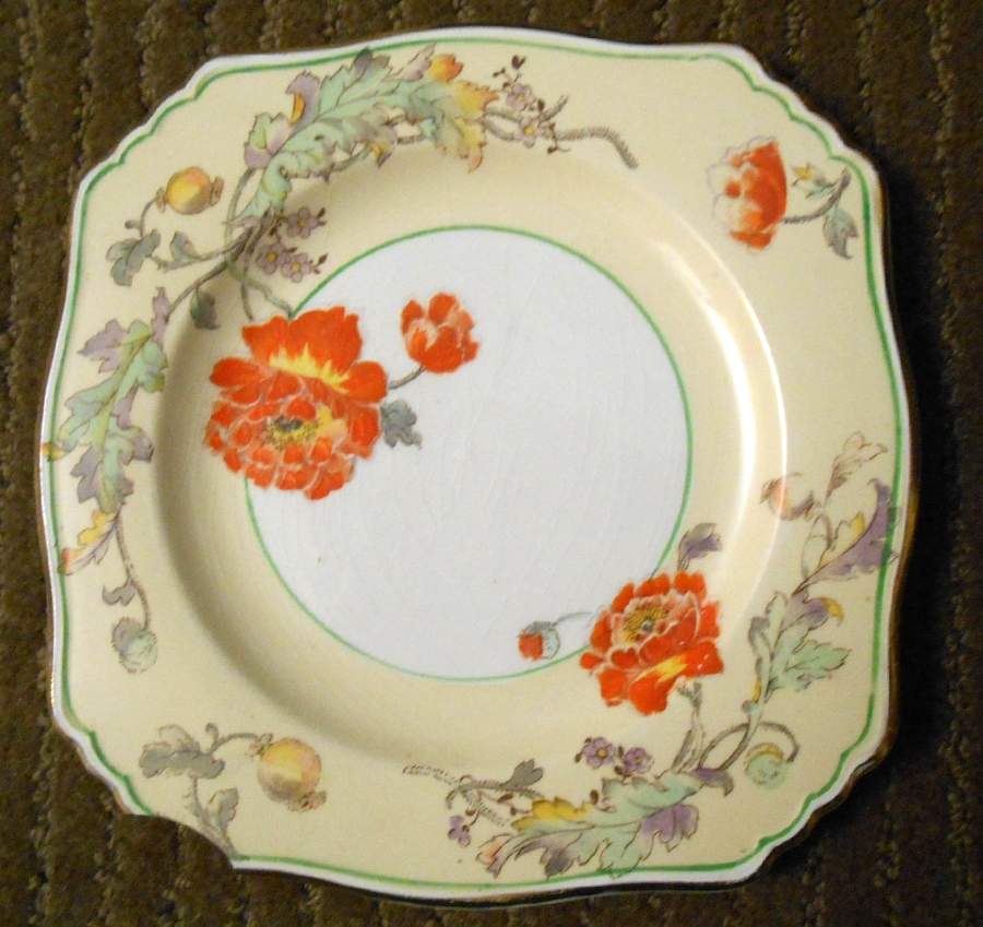 RWI1086 Square Bread & Butter Plate by Royal Winton-1