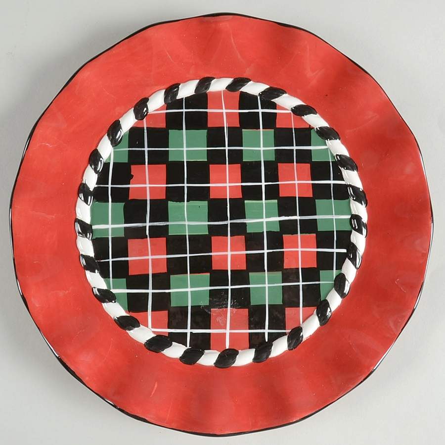 Scottie Dog Collection Dinner Plate by Roscher & Co-1