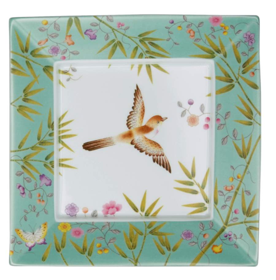 Paradis Turquoise 6" Square Tray by Raynaud-1