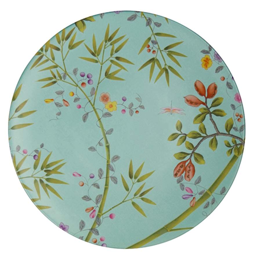 Paradis Turquoise Dinner Plate by Raynaud-1