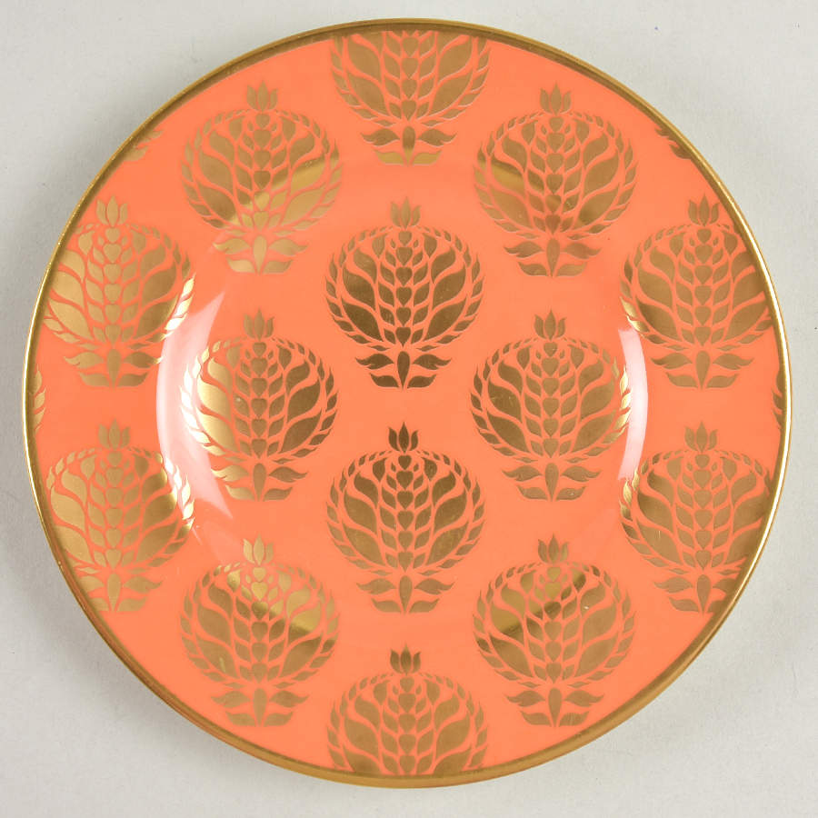 Bristol Belle Orange Bread & Butter Plate by Royal Crown Derby-1