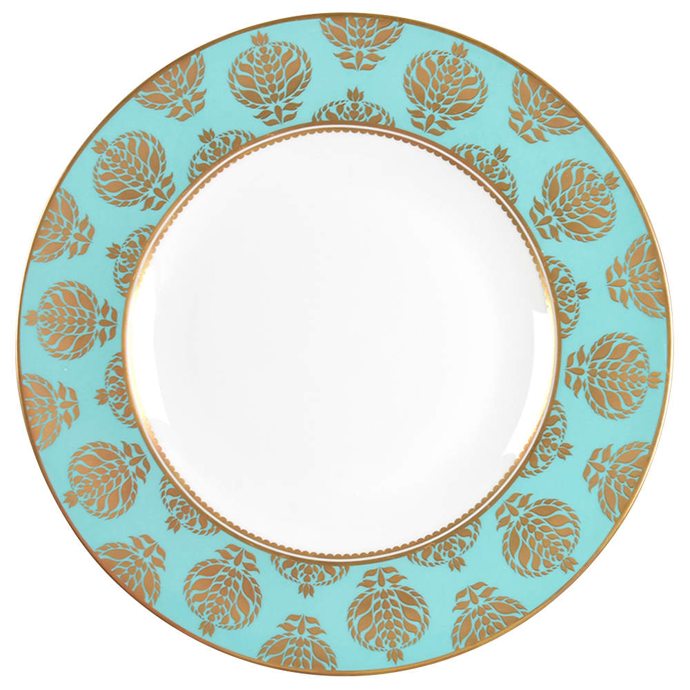 Bristol Belle Turquoise Dinner Plate by Royal Crown Derby-1