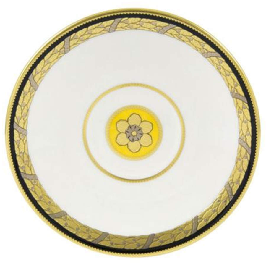 Amber Palace Saucer by Royal Crown Derby-1