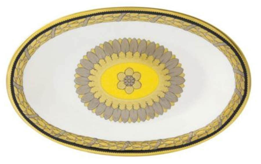 Amber Palace Underplate for Gravy Boat by Royal Crown Derby-1