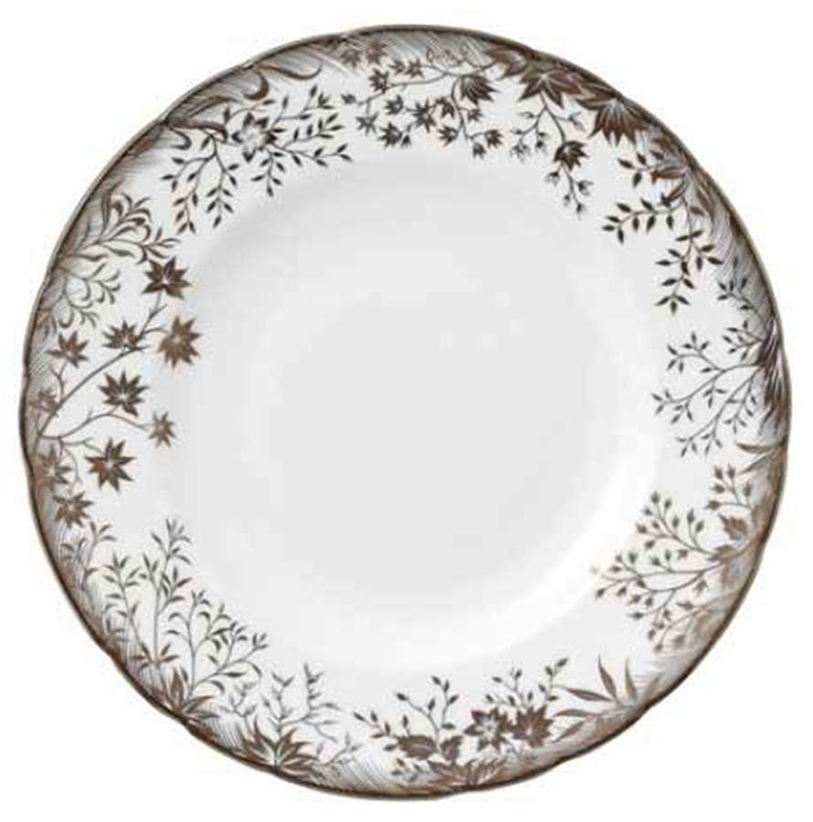 Arboretum Platinum Dinner Plate by Royal Crown Derby-1