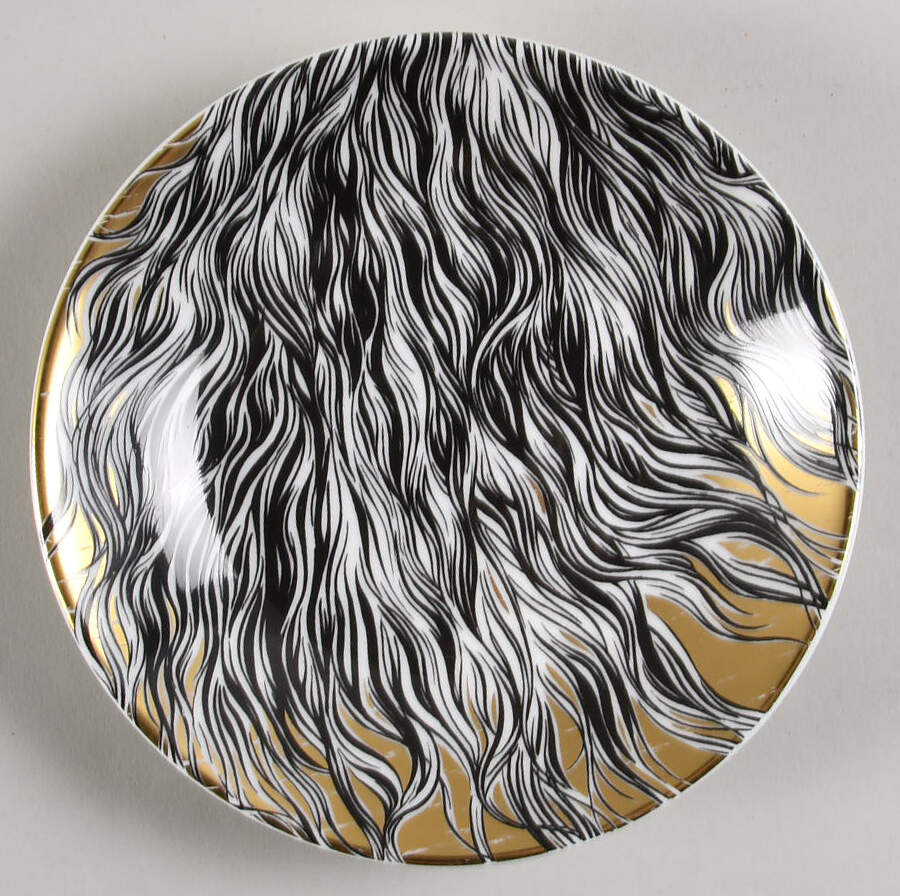 Equus Gold Saucer by Royal Crown Derby-1
