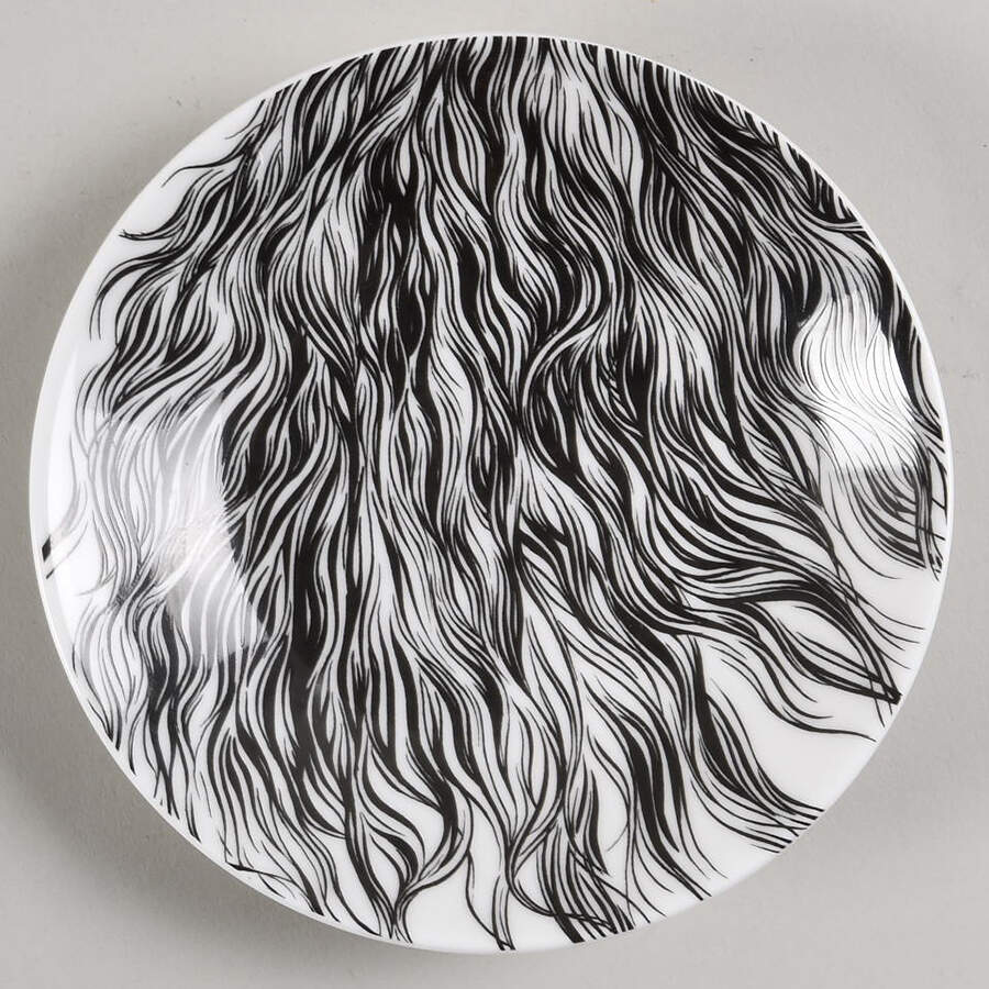 Equus White Saucer by Royal Crown Derby-1