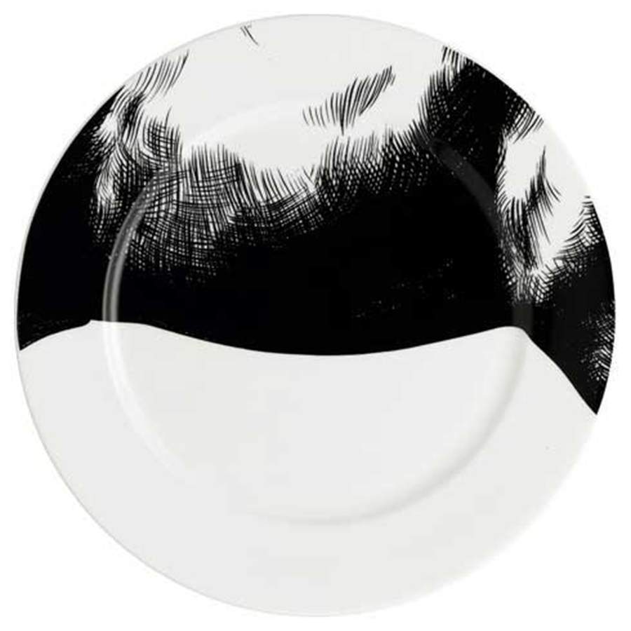 Equus White Dinner Plate by Royal Crown Derby-1