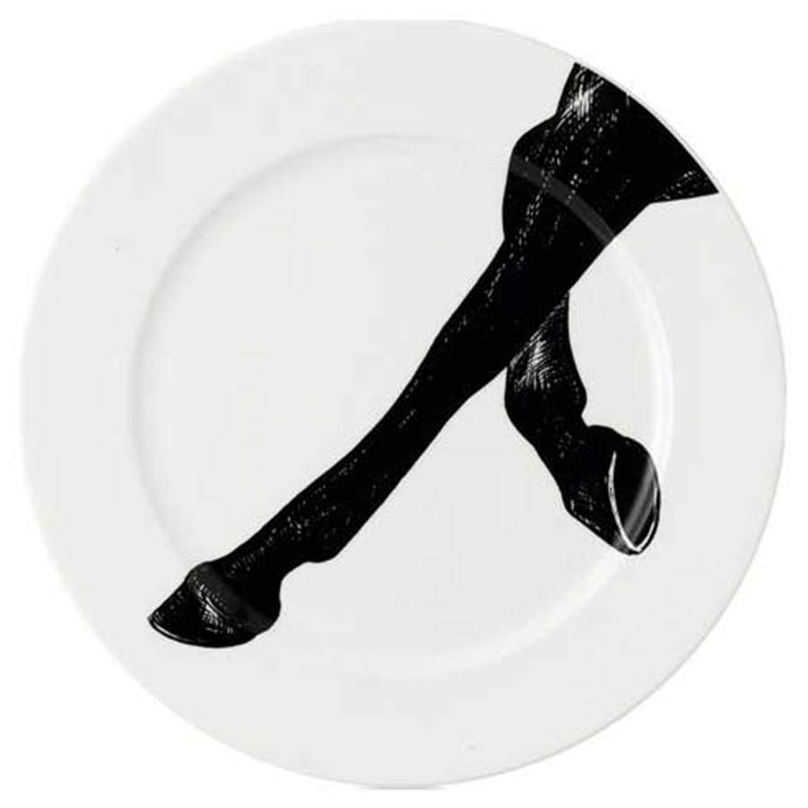 Equus White Dinner Plate by Royal Crown Derby-1