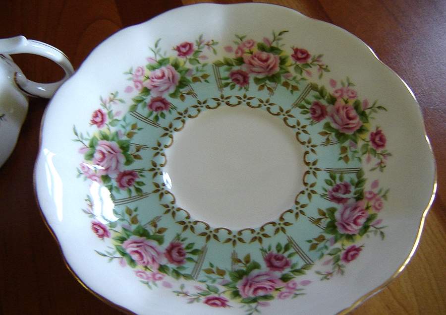 Hyde Park Series Saucer for Footed Cup by Royal Albert-1