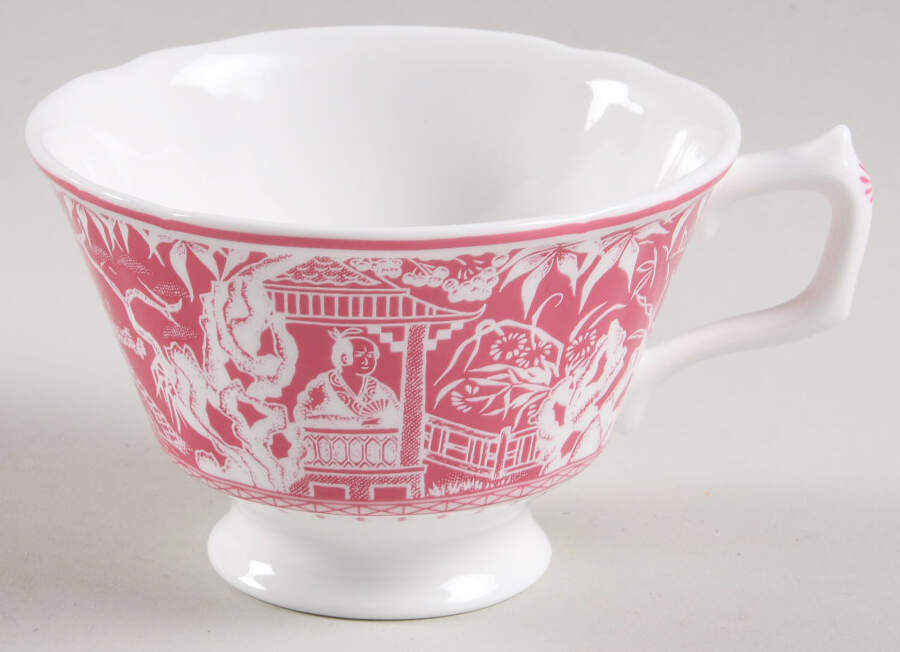 Mikado Pink Footed Cup by Royal Crown Derby-1