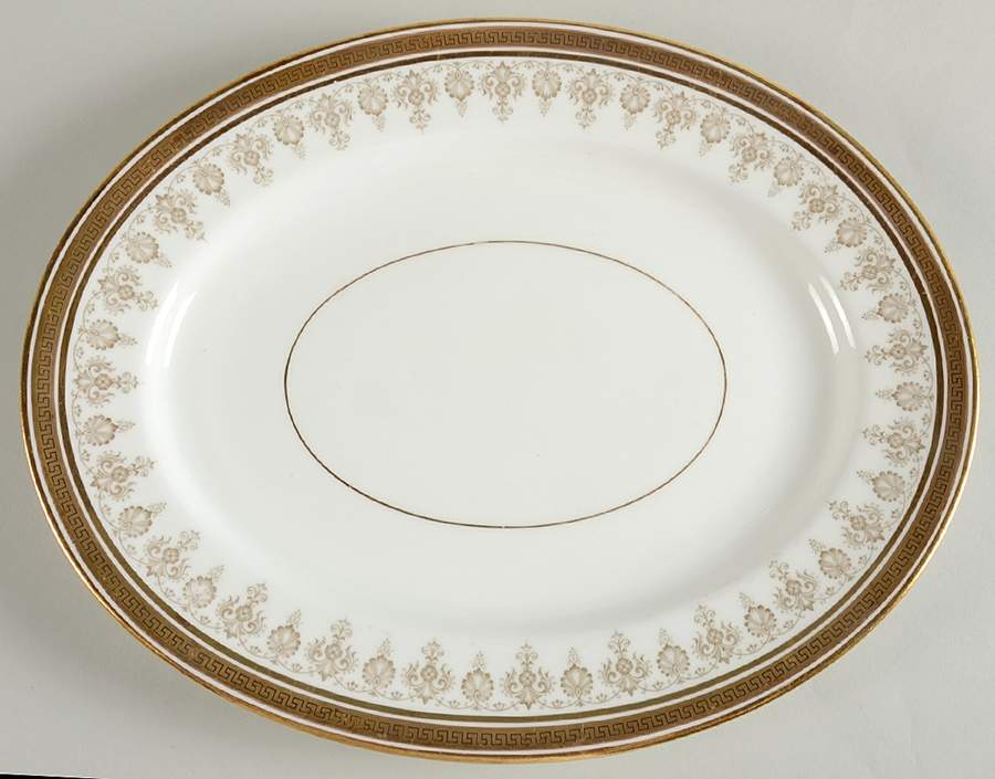 N64 12" Oval Serving Platter by Royal Cauldon-1