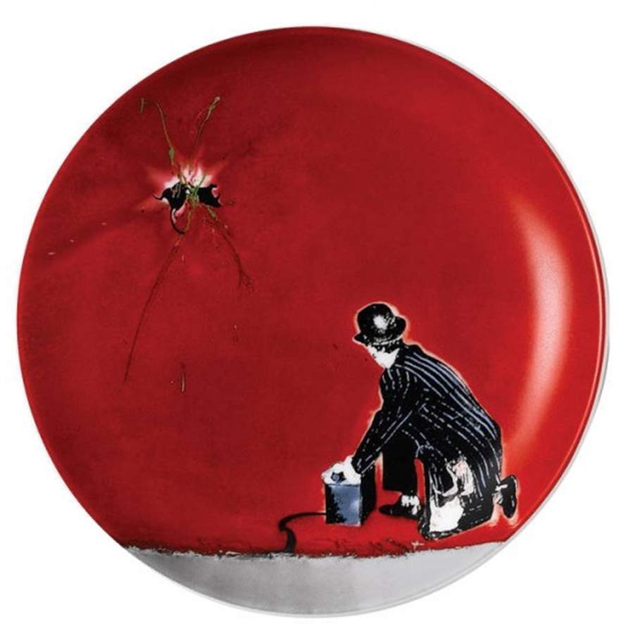 Street Art Salad/Dessert Plate by Royal Doulton-1