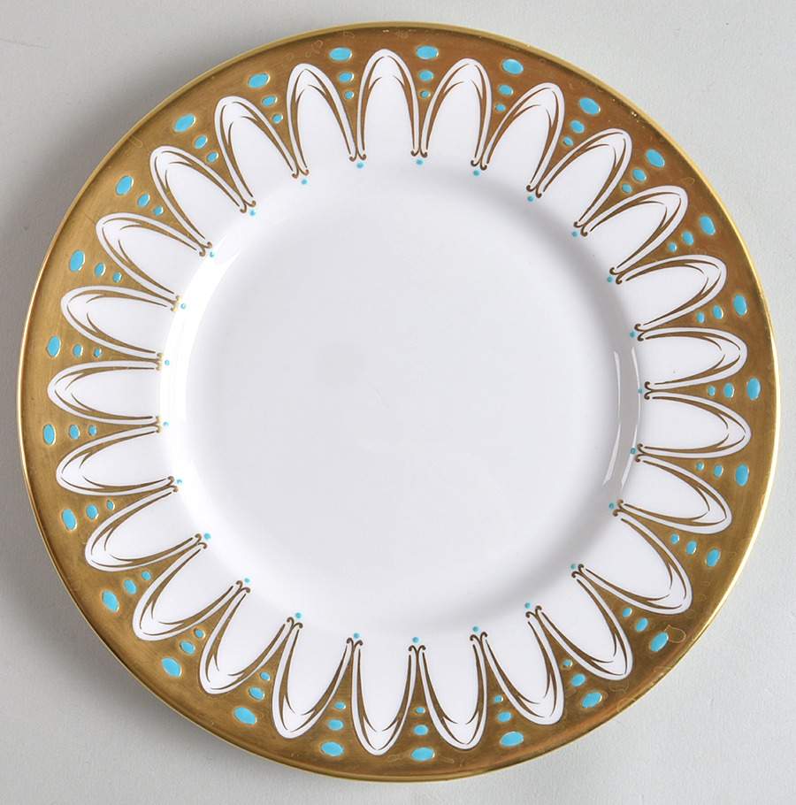 Gothic Salad Plate by Royal Chelsea-1