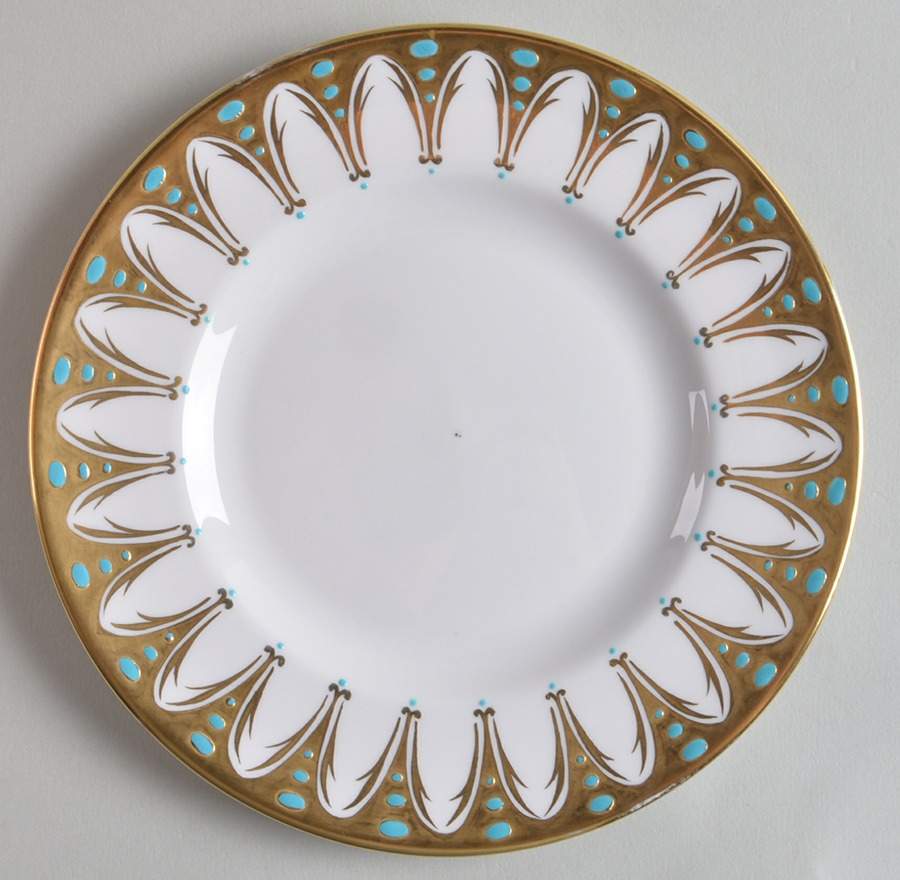 Gothic Bread & Butter Plate by Royal Chelsea-1