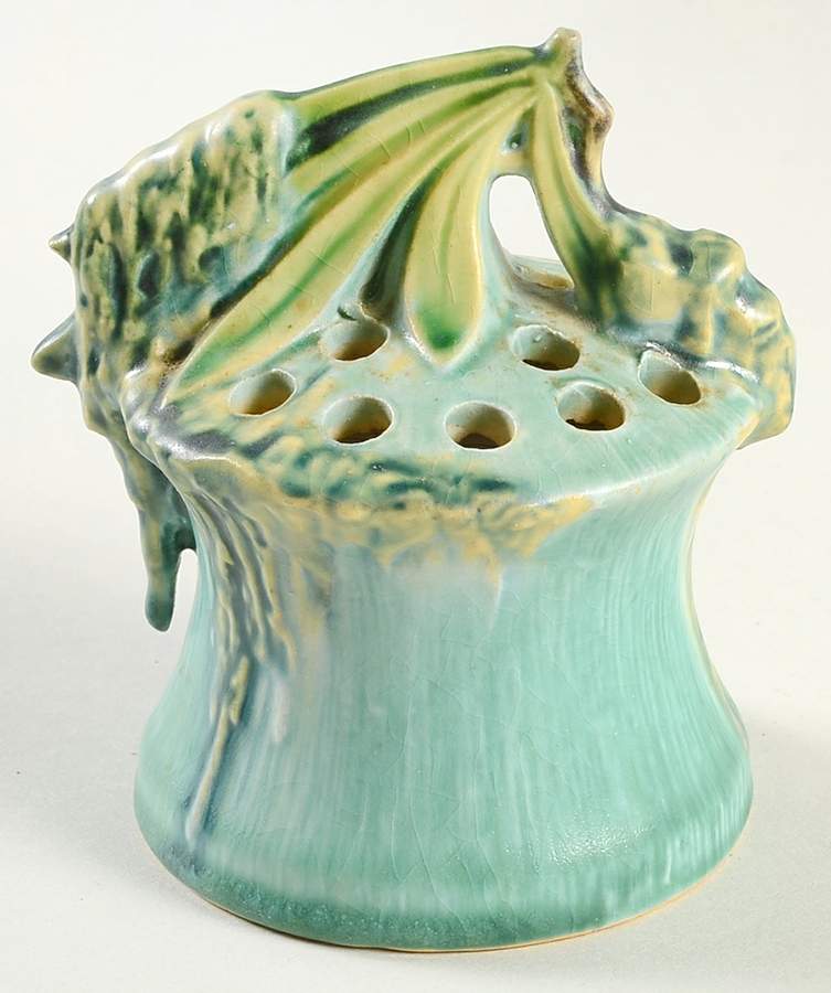 Moss Blue-Green Flower Frog by Roseville-1