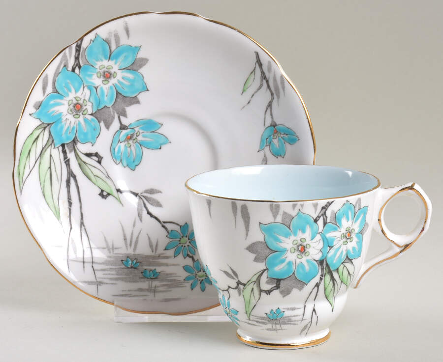 8312 Footed Cup & Saucer Set by Royal Stafford-1