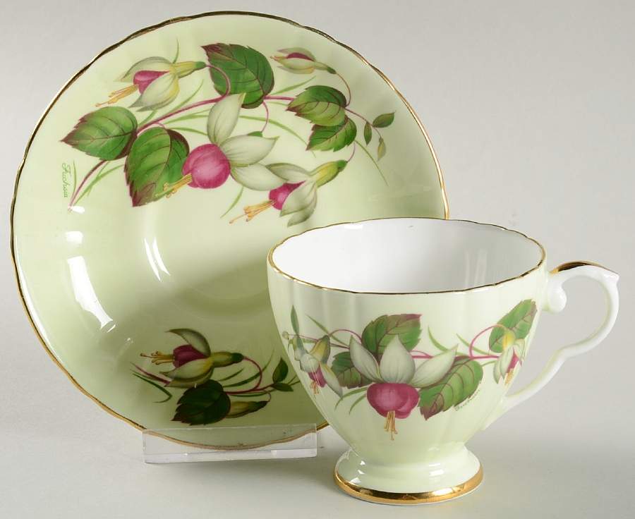 2758 Footed Cup & Saucer Set by Royal Grafton-1