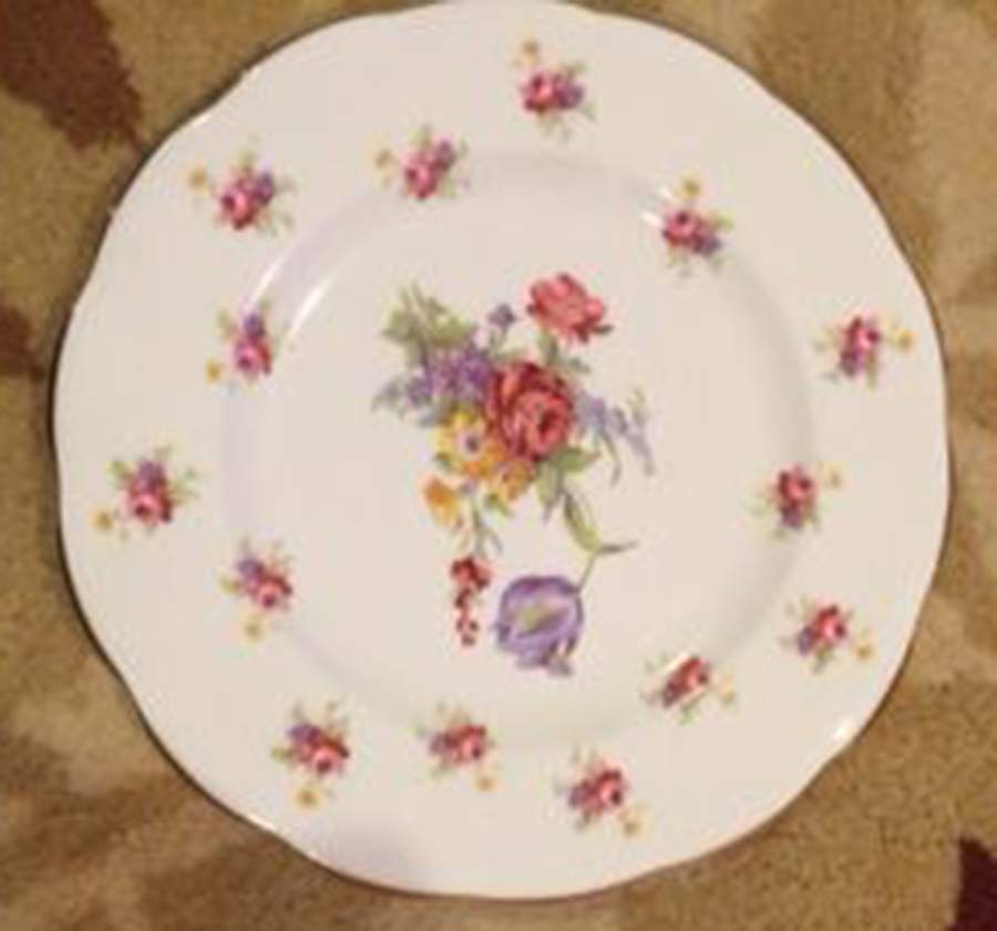 RLY38 Dinner Plate by Roslyn (England)-1