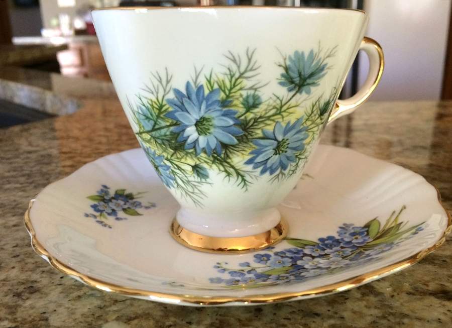 1468-57 Footed Cup & Saucer Set by Royal London-1