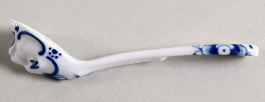 Blue Elements Sugar Spoon by Royal Copenhagen-1