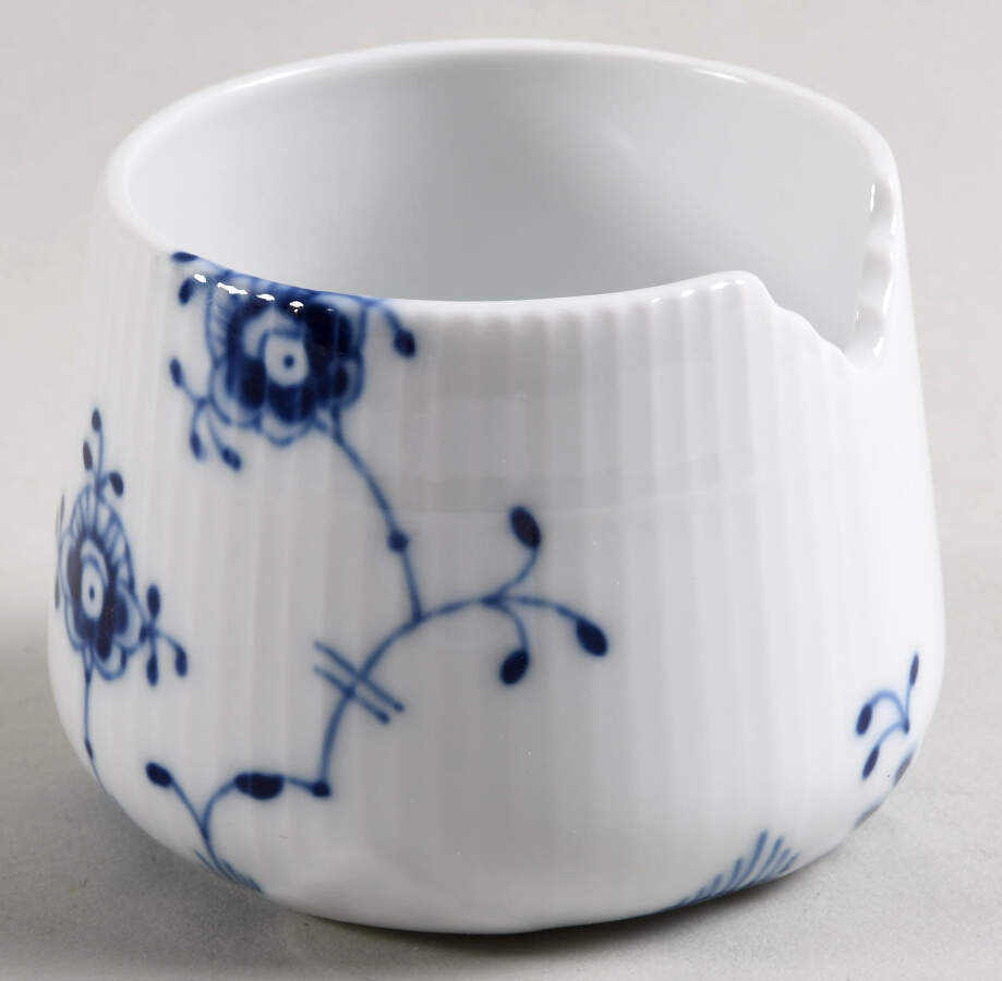 Blue Elements Open Sugar Bowl by Royal Copenhagen-1