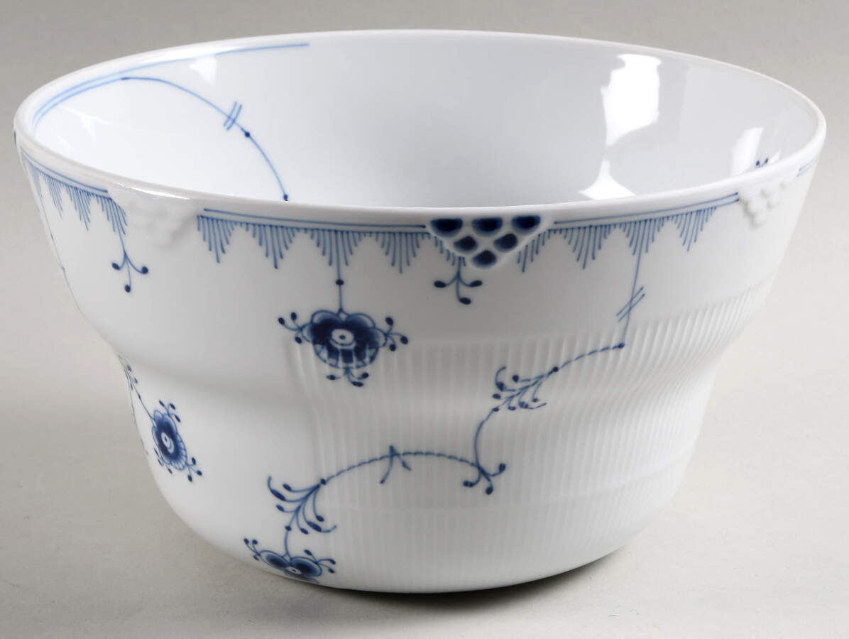 Blue Elements 9" Round Serving Bowl by Royal Copenhagen-1
