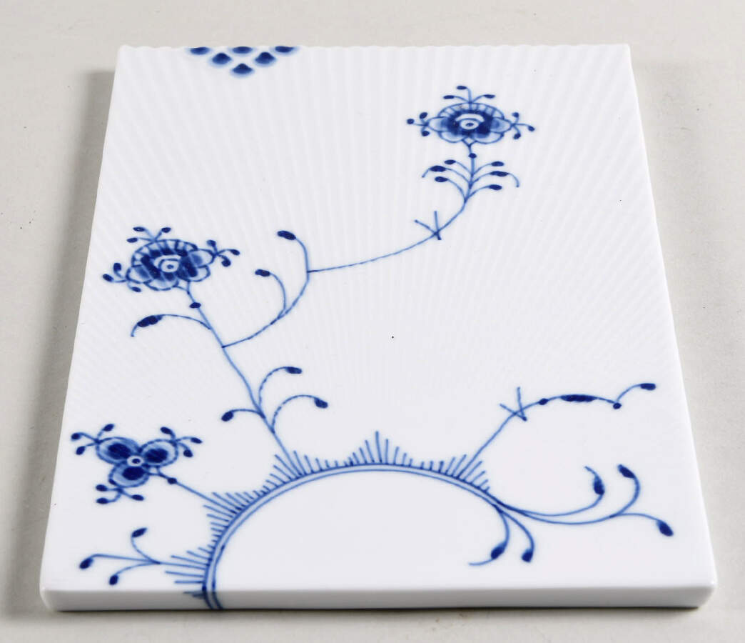 Blue Elements 7" Rectangular Serving Platter by Royal Copenhagen-1